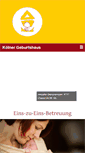 Mobile Screenshot of geburtshaus-koeln.de
